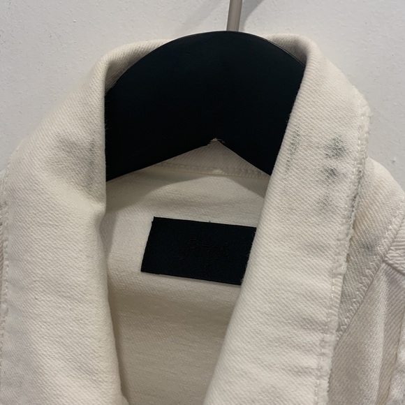 RTA White Jean Jacket Size S - Picture 3 of 11